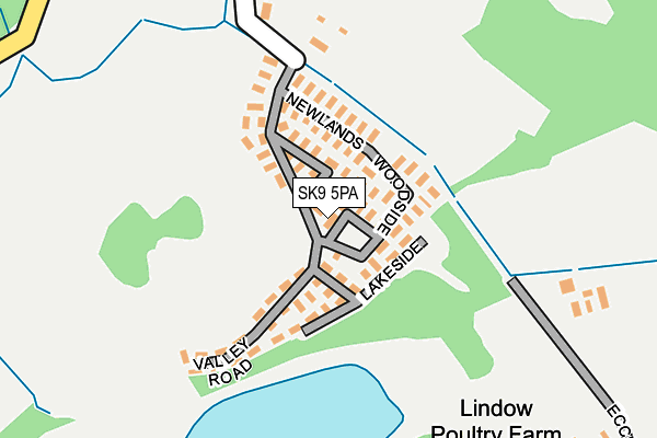 SK9 5PA map - OS OpenMap – Local (Ordnance Survey) SK9 5PA map - OS OpenMap – Local (Ordnance Survey)
