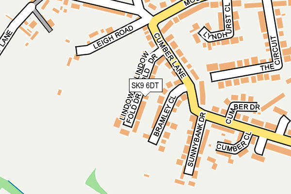 SK9 6DT map - OS OpenMap – Local (Ordnance Survey) SK9 6DT map - OS OpenMap – Local (Ordnance Survey)