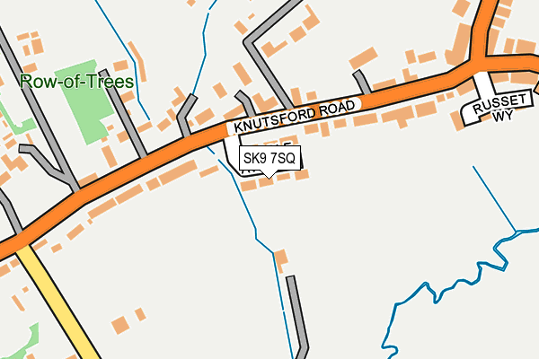 SK9 7SQ map - OS OpenMap – Local (Ordnance Survey)