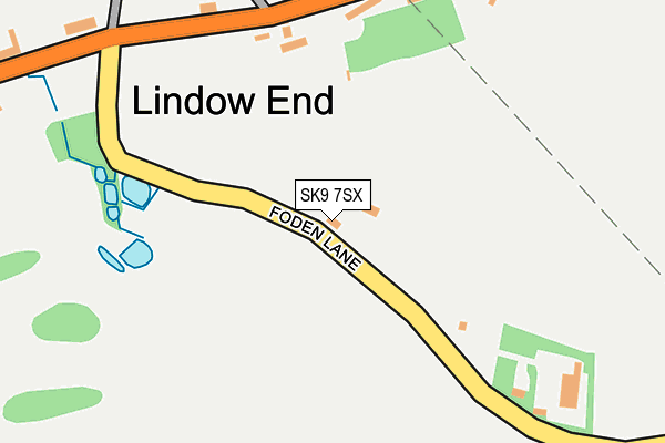 SK9 7SX map - OS OpenMap – Local (Ordnance Survey)