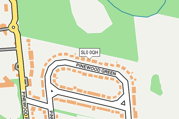 SL0 0QH map - OS OpenMap – Local (Ordnance Survey) SL0 0QH map - OS OpenMap – Local (Ordnance Survey)