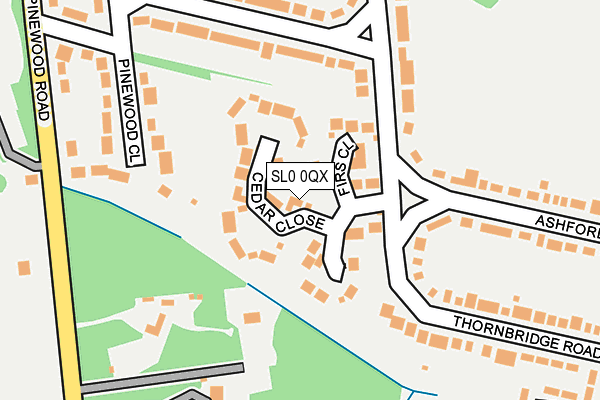 SL0 0QX map - OS OpenMap – Local (Ordnance Survey) SL0 0QX map - OS OpenMap – Local (Ordnance Survey)