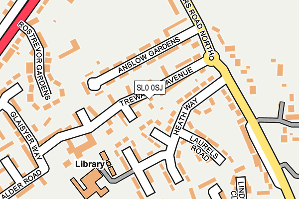SL0 0SJ map - OS OpenMap – Local (Ordnance Survey) SL0 0SJ map - OS OpenMap – Local (Ordnance Survey)