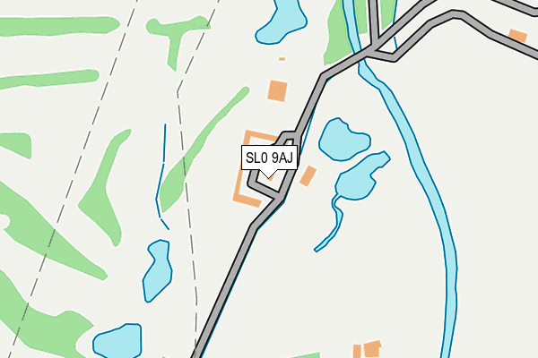 SL0 9AJ map - OS OpenMap – Local (Ordnance Survey) SL0 9AJ map - OS OpenMap – Local (Ordnance Survey)