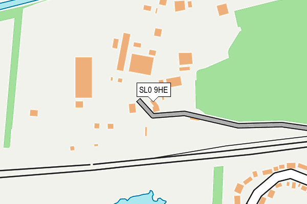 SL0 9HE map - OS OpenMap – Local (Ordnance Survey) SL0 9HE map - OS OpenMap – Local (Ordnance Survey)