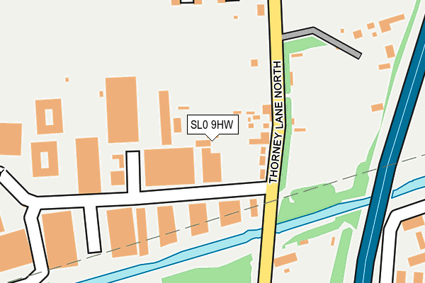 SL0 9HW map - OS OpenMap – Local (Ordnance Survey) SL0 9HW map - OS OpenMap – Local (Ordnance Survey)