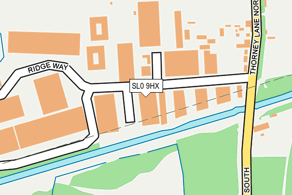 SL0 9HX map - OS OpenMap – Local (Ordnance Survey) SL0 9HX map - OS OpenMap – Local (Ordnance Survey)