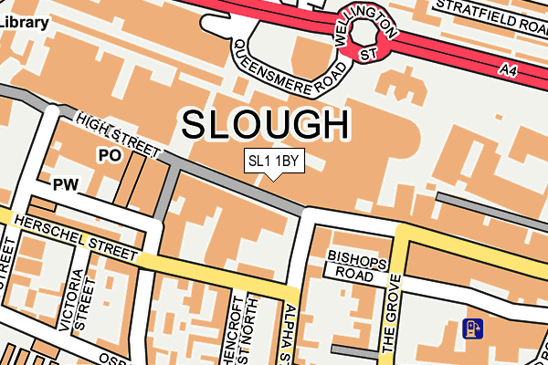 SL1 1BY map - OS OpenMap – Local (Ordnance Survey) SL1 1BY map - OS OpenMap – Local (Ordnance Survey)