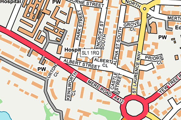 SL1 1RQ map - OS OpenMap – Local (Ordnance Survey) SL1 1RQ map - OS OpenMap – Local (Ordnance Survey)