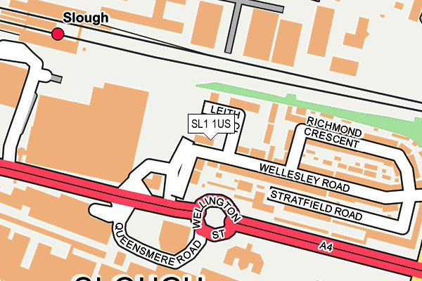 SL1 1US map - OS OpenMap – Local (Ordnance Survey) SL1 1US map - OS OpenMap – Local (Ordnance Survey)