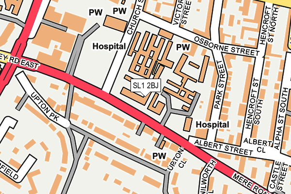 SL1 2BJ map - OS OpenMap – Local (Ordnance Survey) SL1 2BJ map - OS OpenMap – Local (Ordnance Survey)