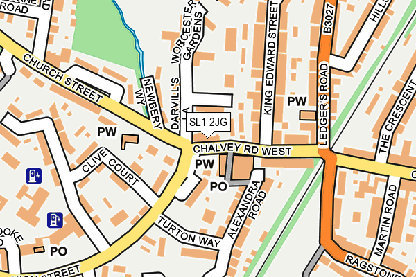 SL1 2JG map - OS OpenMap – Local (Ordnance Survey) SL1 2JG map - OS OpenMap – Local (Ordnance Survey)