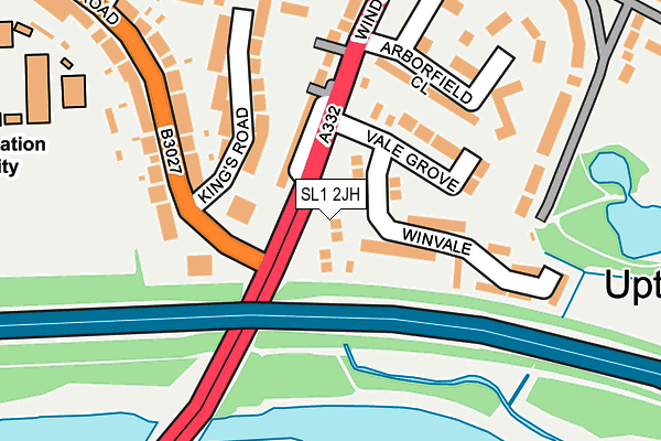 SL1 2JH map - OS OpenMap – Local (Ordnance Survey) SL1 2JH map - OS OpenMap – Local (Ordnance Survey)