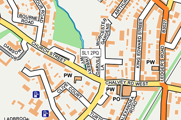 SL1 2PQ map - OS OpenMap – Local (Ordnance Survey) SL1 2PQ map - OS OpenMap – Local (Ordnance Survey)