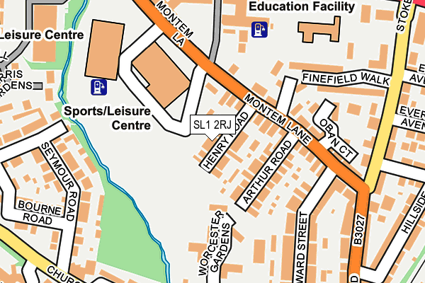 SL1 2RJ map - OS OpenMap – Local (Ordnance Survey) SL1 2RJ map - OS OpenMap – Local (Ordnance Survey)