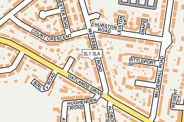 SL1 3LA map - OS OpenMap – Local (Ordnance Survey) SL1 3LA map - OS OpenMap – Local (Ordnance Survey)