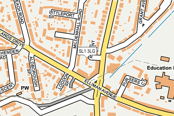 SL1 3LG map - OS OpenMap – Local (Ordnance Survey) SL1 3LG map - OS OpenMap – Local (Ordnance Survey)
