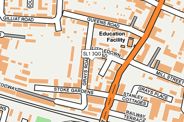 SL1 3QG map - OS OpenMap – Local (Ordnance Survey) SL1 3QG map - OS OpenMap – Local (Ordnance Survey)