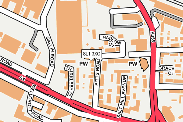SL1 3XG map - OS OpenMap – Local (Ordnance Survey) SL1 3XG map - OS OpenMap – Local (Ordnance Survey)