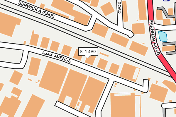 SL1 4BG map - OS OpenMap – Local (Ordnance Survey) SL1 4BG map - OS OpenMap – Local (Ordnance Survey)