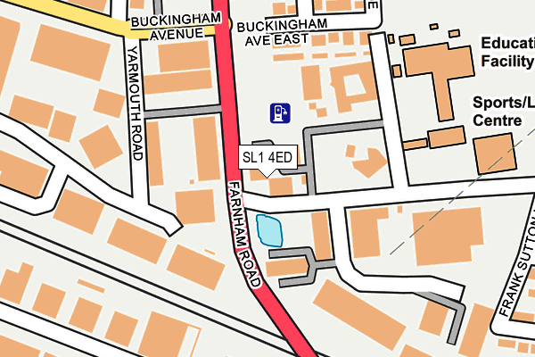 SL1 4ED map - OS OpenMap – Local (Ordnance Survey) SL1 4ED map - OS OpenMap – Local (Ordnance Survey)