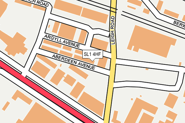 SL1 4HF map - OS OpenMap – Local (Ordnance Survey) SL1 4HF map - OS OpenMap – Local (Ordnance Survey)