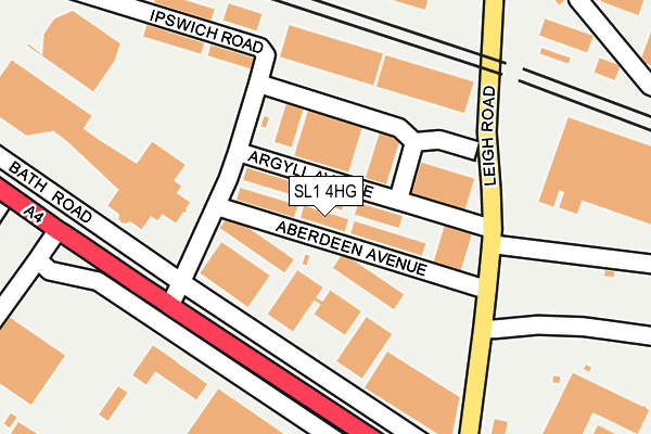 SL1 4HG map - OS OpenMap – Local (Ordnance Survey) SL1 4HG map - OS OpenMap – Local (Ordnance Survey)