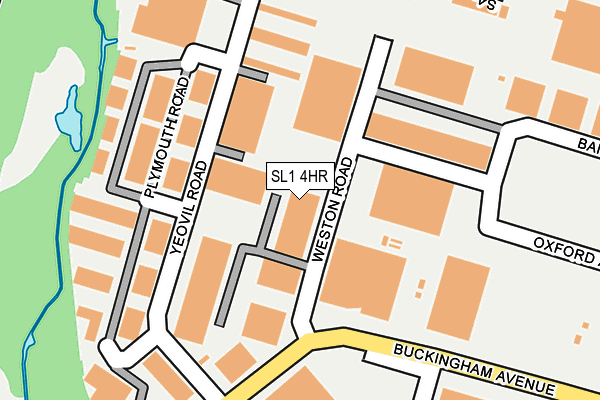 SL1 4HR map - OS OpenMap – Local (Ordnance Survey) SL1 4HR map - OS OpenMap – Local (Ordnance Survey)