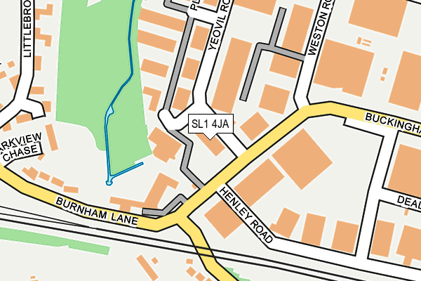 SL1 4JA map - OS OpenMap – Local (Ordnance Survey) SL1 4JA map - OS OpenMap – Local (Ordnance Survey)