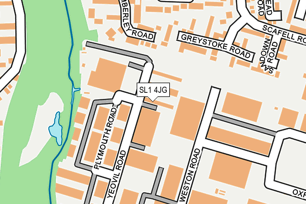 SL1 4JG map - OS OpenMap – Local (Ordnance Survey) SL1 4JG map - OS OpenMap – Local (Ordnance Survey)