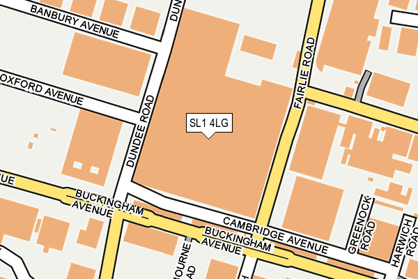 SL1 4LG map - OS OpenMap – Local (Ordnance Survey) SL1 4LG map - OS OpenMap – Local (Ordnance Survey)