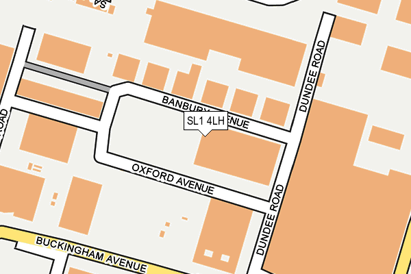 SL1 4LH map - OS OpenMap – Local (Ordnance Survey) SL1 4LH map - OS OpenMap – Local (Ordnance Survey)