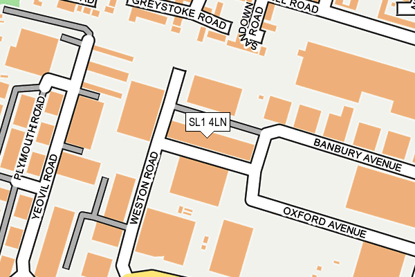 SL1 4LN map - OS OpenMap – Local (Ordnance Survey) SL1 4LN map - OS OpenMap – Local (Ordnance Survey)