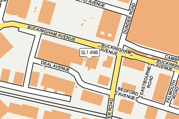 SL1 4NB map - OS OpenMap – Local (Ordnance Survey) SL1 4NB map - OS OpenMap – Local (Ordnance Survey)
