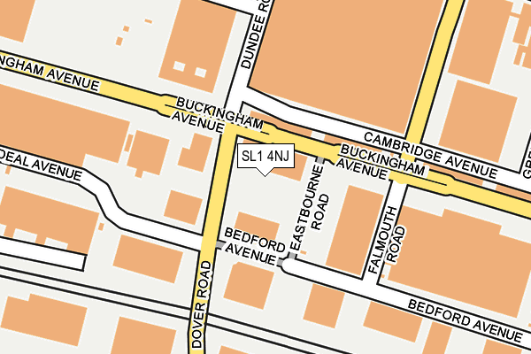 SL1 4NJ map - OS OpenMap – Local (Ordnance Survey) SL1 4NJ map - OS OpenMap – Local (Ordnance Survey)