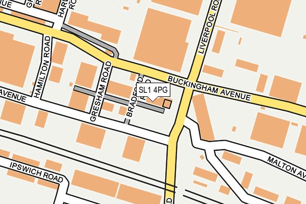 SL1 4PG map - OS OpenMap – Local (Ordnance Survey) SL1 4PG map - OS OpenMap – Local (Ordnance Survey)