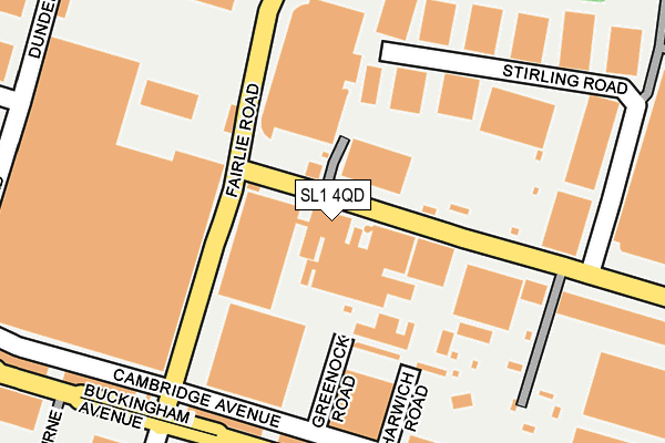 SL1 4QD map - OS OpenMap – Local (Ordnance Survey) SL1 4QD map - OS OpenMap – Local (Ordnance Survey)