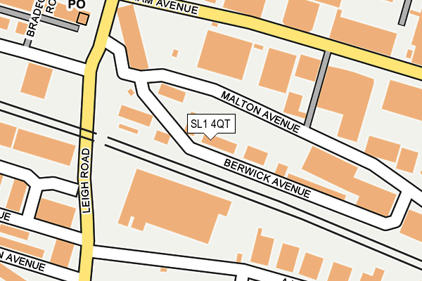 SL1 4QT map - OS OpenMap – Local (Ordnance Survey) SL1 4QT map - OS OpenMap – Local (Ordnance Survey)
