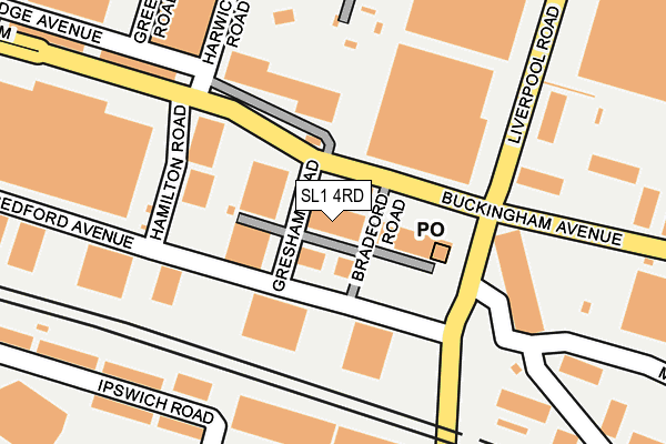 SL1 4RD map - OS OpenMap – Local (Ordnance Survey) SL1 4RD map - OS OpenMap – Local (Ordnance Survey)