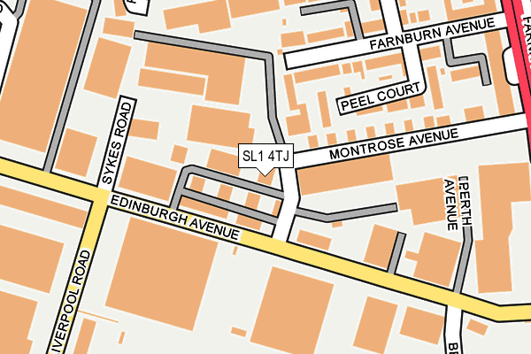 SL1 4TJ map - OS OpenMap – Local (Ordnance Survey) SL1 4TJ map - OS OpenMap – Local (Ordnance Survey)