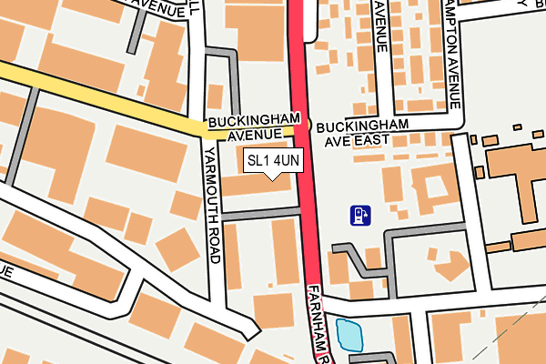 SL1 4UN map - OS OpenMap – Local (Ordnance Survey) SL1 4UN map - OS OpenMap – Local (Ordnance Survey)