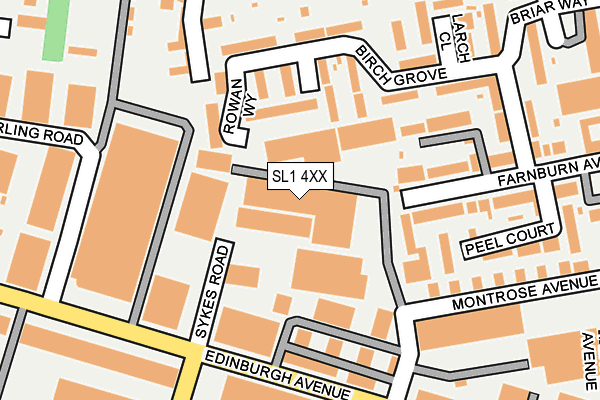 SL1 4XX map - OS OpenMap – Local (Ordnance Survey) SL1 4XX map - OS OpenMap – Local (Ordnance Survey)