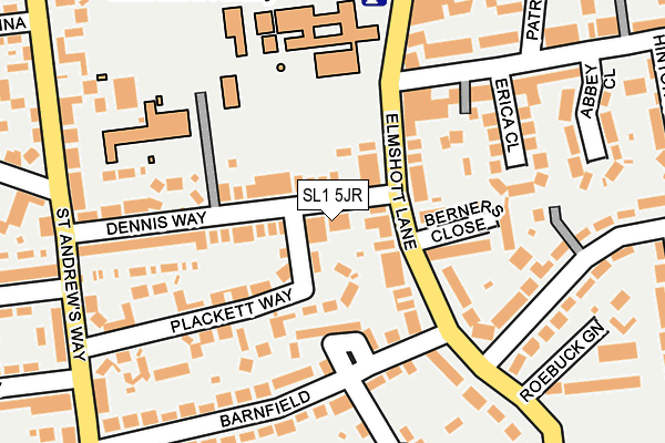 SL1 5JR map - OS OpenMap – Local (Ordnance Survey) SL1 5JR map - OS OpenMap – Local (Ordnance Survey)