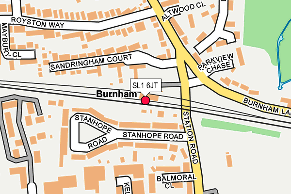 SL1 6JT map - OS OpenMap – Local (Ordnance Survey) SL1 6JT map - OS OpenMap – Local (Ordnance Survey)