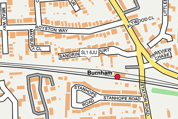 SL1 6JU map - OS OpenMap – Local (Ordnance Survey) SL1 6JU map - OS OpenMap – Local (Ordnance Survey)