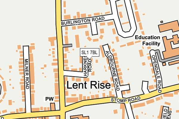 SL1 7BL map - OS OpenMap – Local (Ordnance Survey) SL1 7BL map - OS OpenMap – Local (Ordnance Survey)