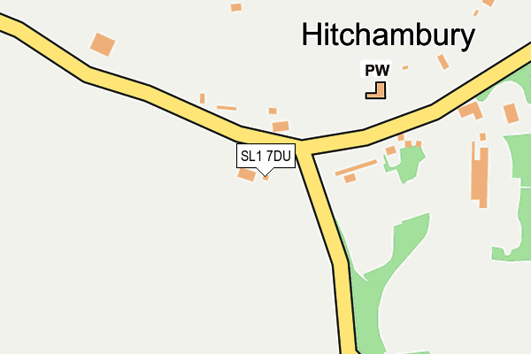 SL1 7DU map - OS OpenMap – Local (Ordnance Survey) SL1 7DU map - OS OpenMap – Local (Ordnance Survey)