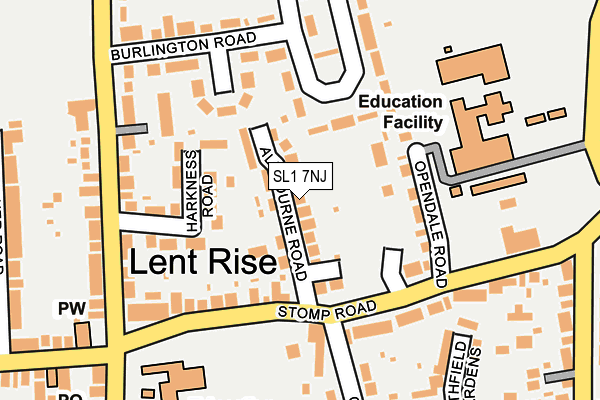 SL1 7NJ map - OS OpenMap – Local (Ordnance Survey) SL1 7NJ map - OS OpenMap – Local (Ordnance Survey)