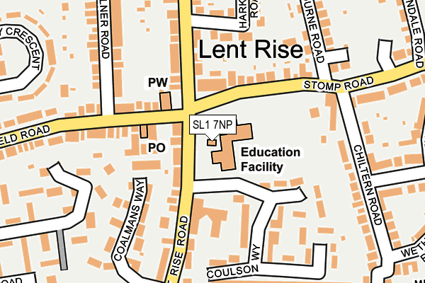 SL1 7NP map - OS OpenMap – Local (Ordnance Survey) SL1 7NP map - OS OpenMap – Local (Ordnance Survey)