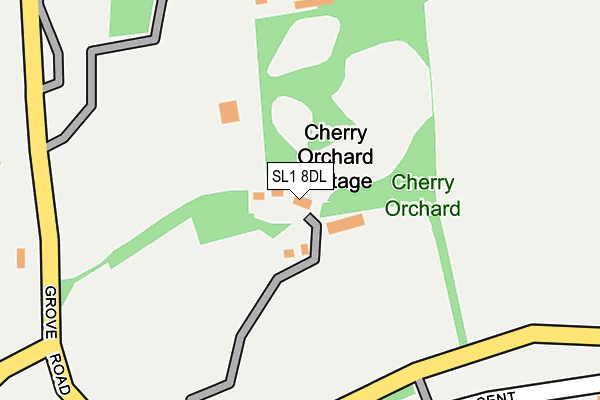 SL1 8DL map - OS OpenMap – Local (Ordnance Survey) SL1 8DL map - OS OpenMap – Local (Ordnance Survey)